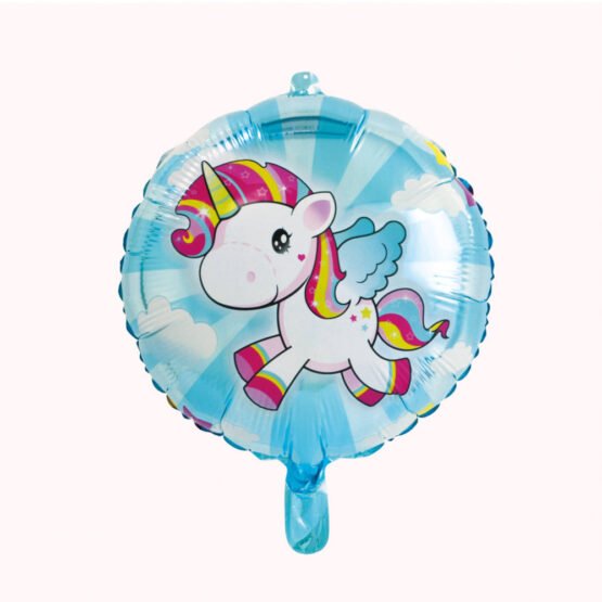 Balon , folie , 45 cm , model Unicorn