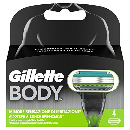 Lame de corp pentru bărbați Gillette Body – 4 rezerve