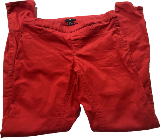 Pantalon dama, culoarea rosu, marimea 38