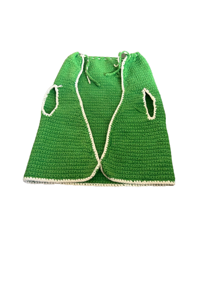Bluza tricotata , culoarea verde , marimea 2-3 ani